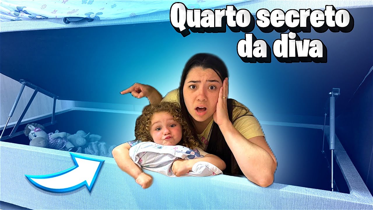 DORMINDO NO QUARTO SECRETO da DIVA | *ficamos com medo*