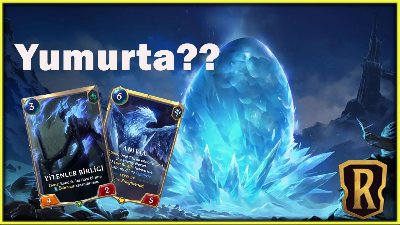 Anivia Asla Ölmüyor.... !!!  Legends Of Runeterra (LoR)