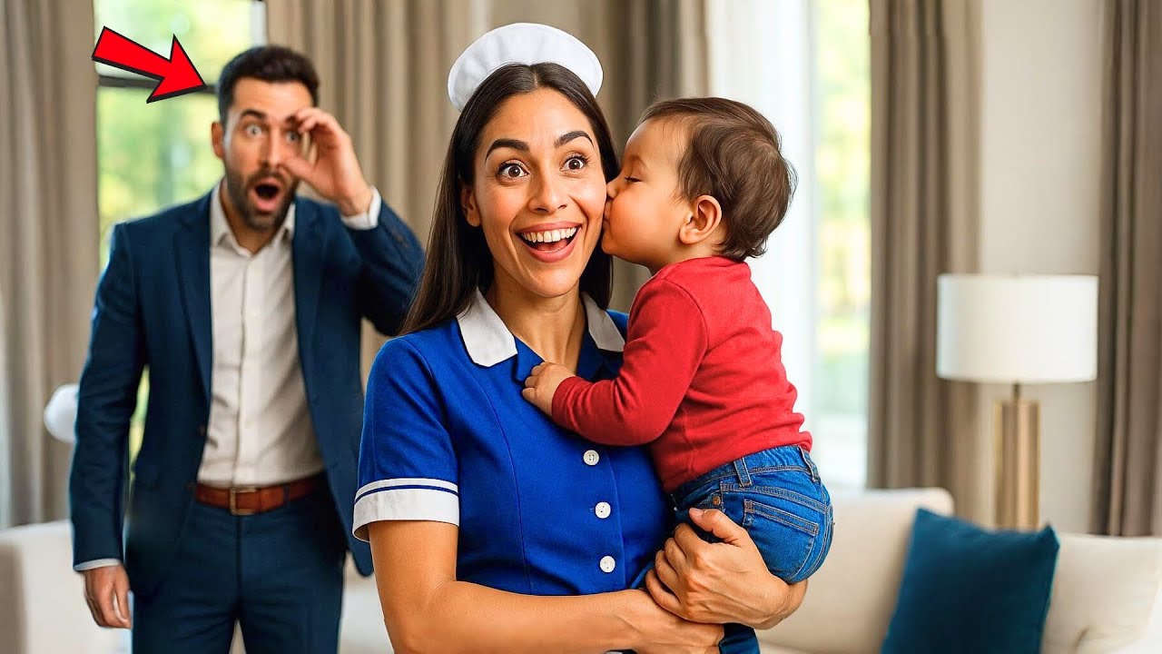 O FILHO DO MILIONÁRIO REJEITAVA TODAS AS BABÁS... ATÉ A FAXINEIRA POBRE SURPREENDER A TODOS