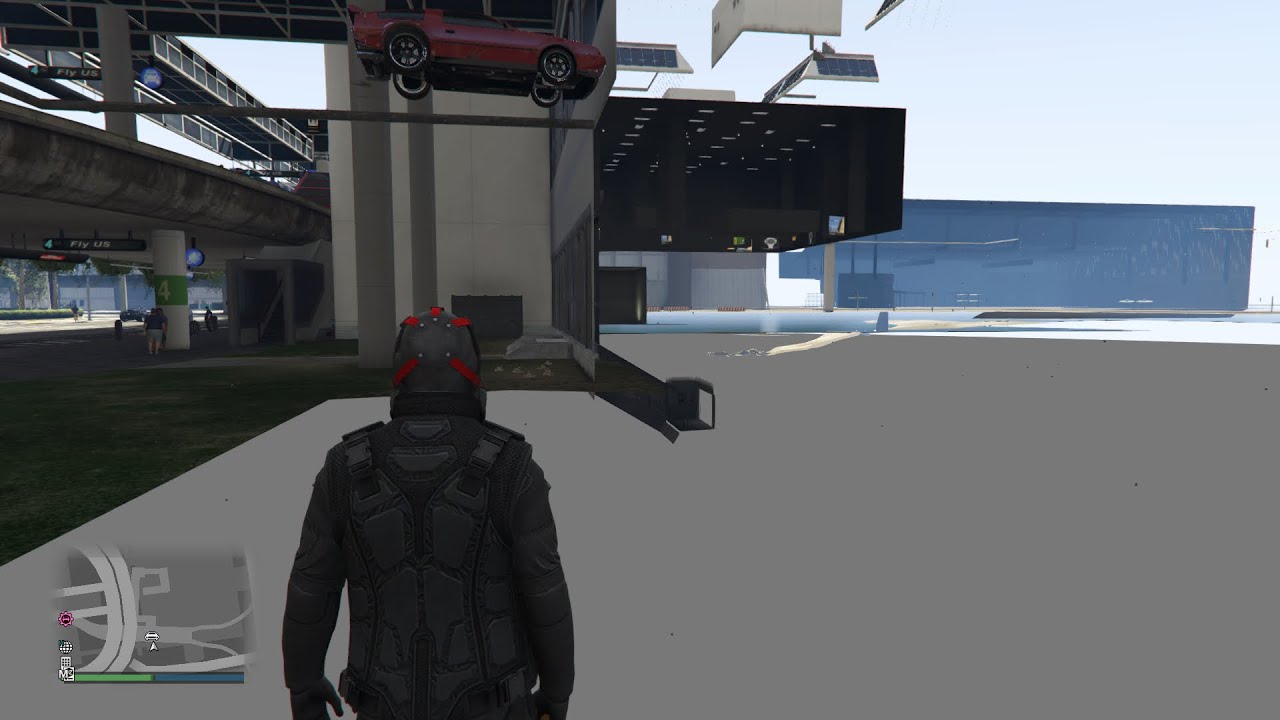 GTA 5 Online Glitches New Airport Wallbreach God Mode 1.46 (Xbox One PS4 Xbox 360 PS3)