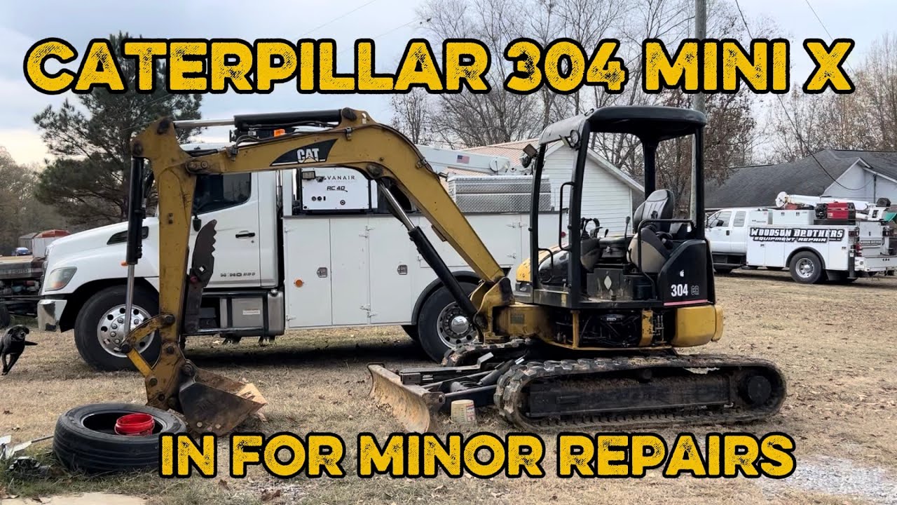 Cat 304 minor repairs 