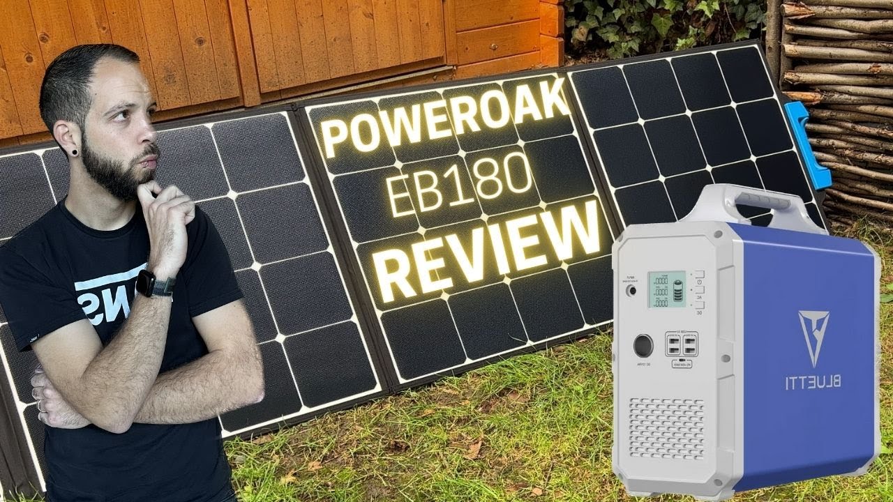 Poweroak EB180 Review - &Uuml;berall unabh&auml;ngig Strom?! | Power Station mit Solar im Test