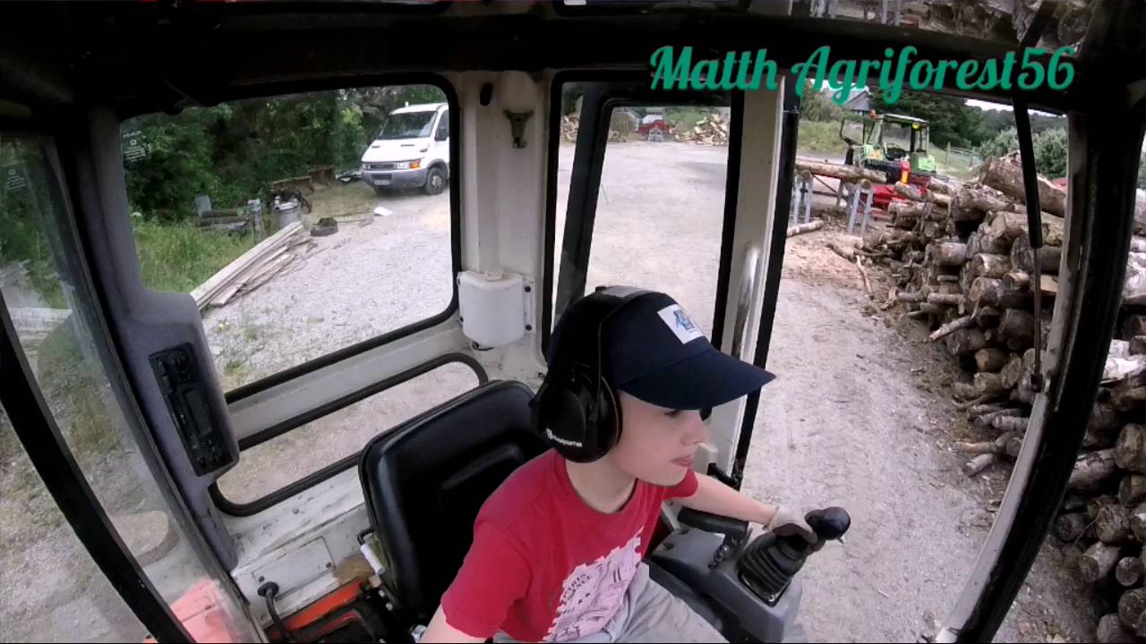 [Gopro] Mini-pelle Kubota U35.3 | Une journée au bois !!!