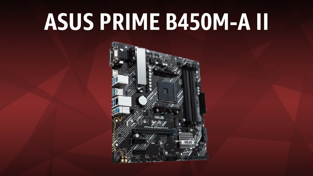 Материнская плата ASUS PRIME B450M-A II
