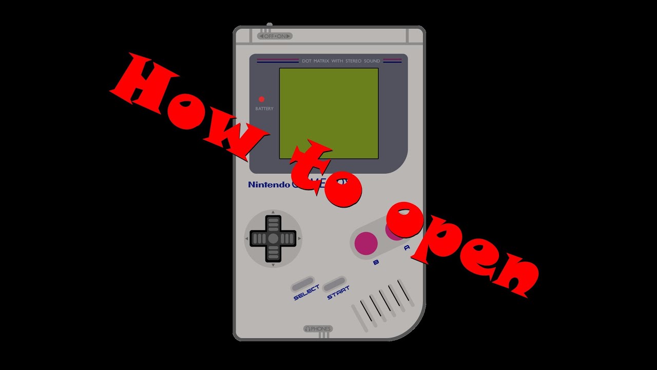 Nintendo Game Boy Console Disassemble - How to Clean and Fix - Tutorial come aprire e pulire
