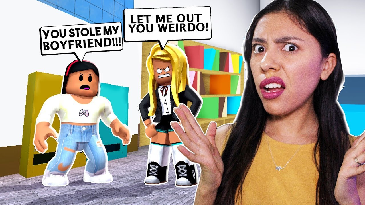 SHE STOLE MY BOYFRIEND SO I LOCKED HER IN MY DORM! - Roblox Roleplay - Yandere High School