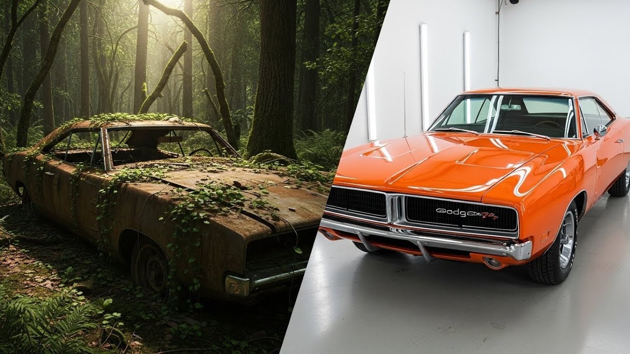 ASMR Car Restoration | Abandoned Dodge Charger Restored From Rust  Full