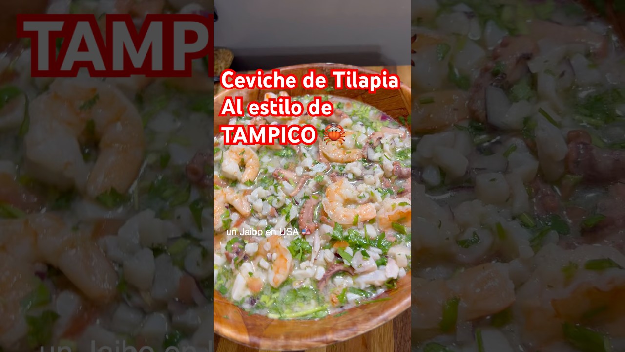 Ceviche al estilo de Tampico 🦀