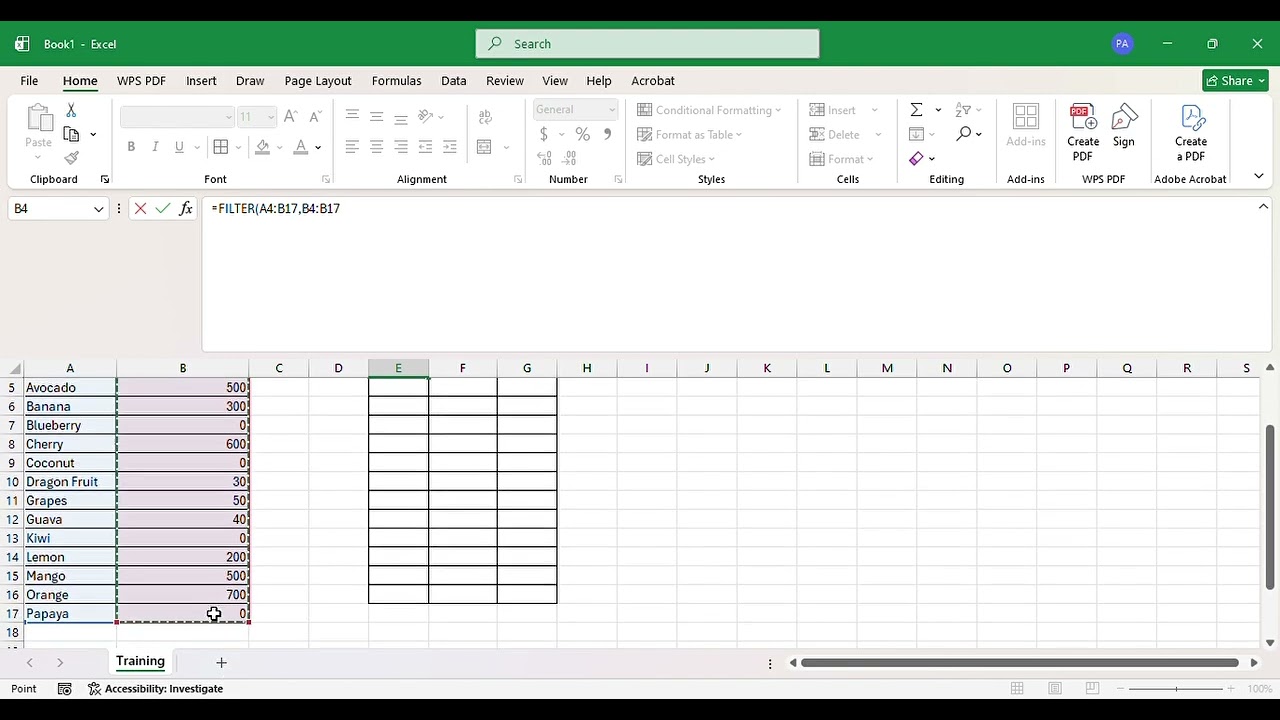 Inventory Calculations and filtering