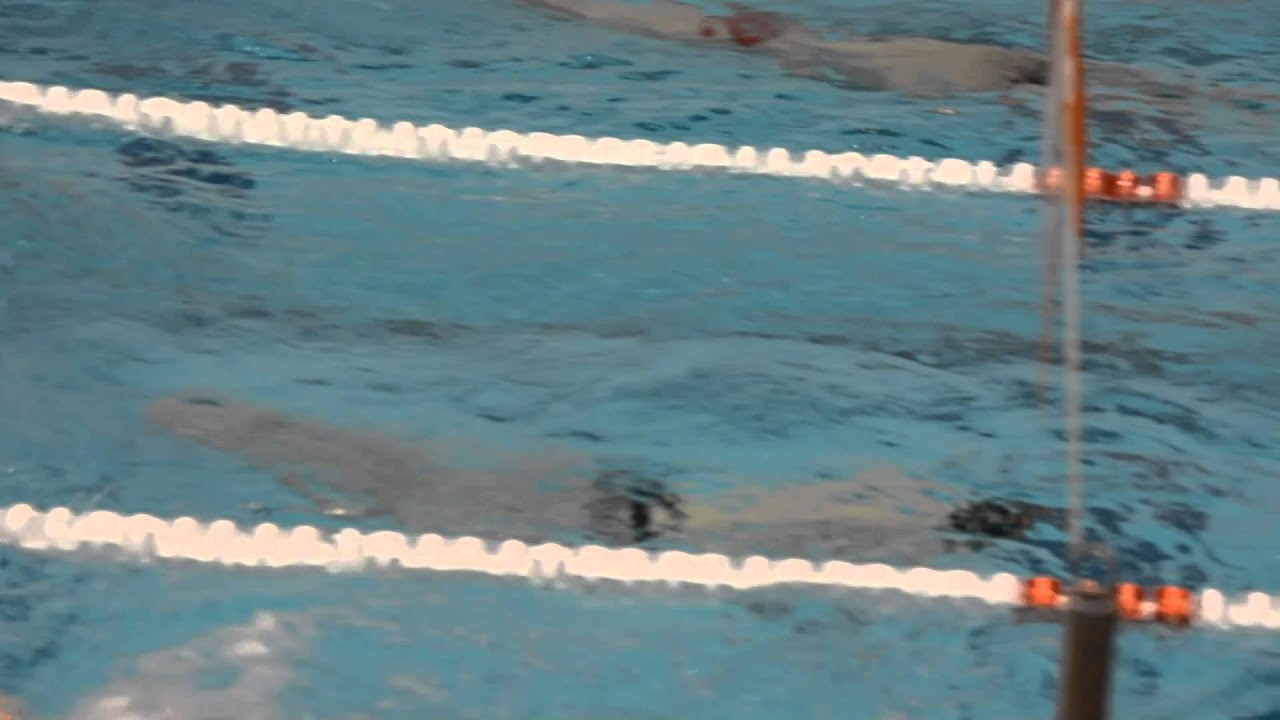 2015 01 24 UT vs  UGA 012 Mens 100 breast Stevens, Dibblin