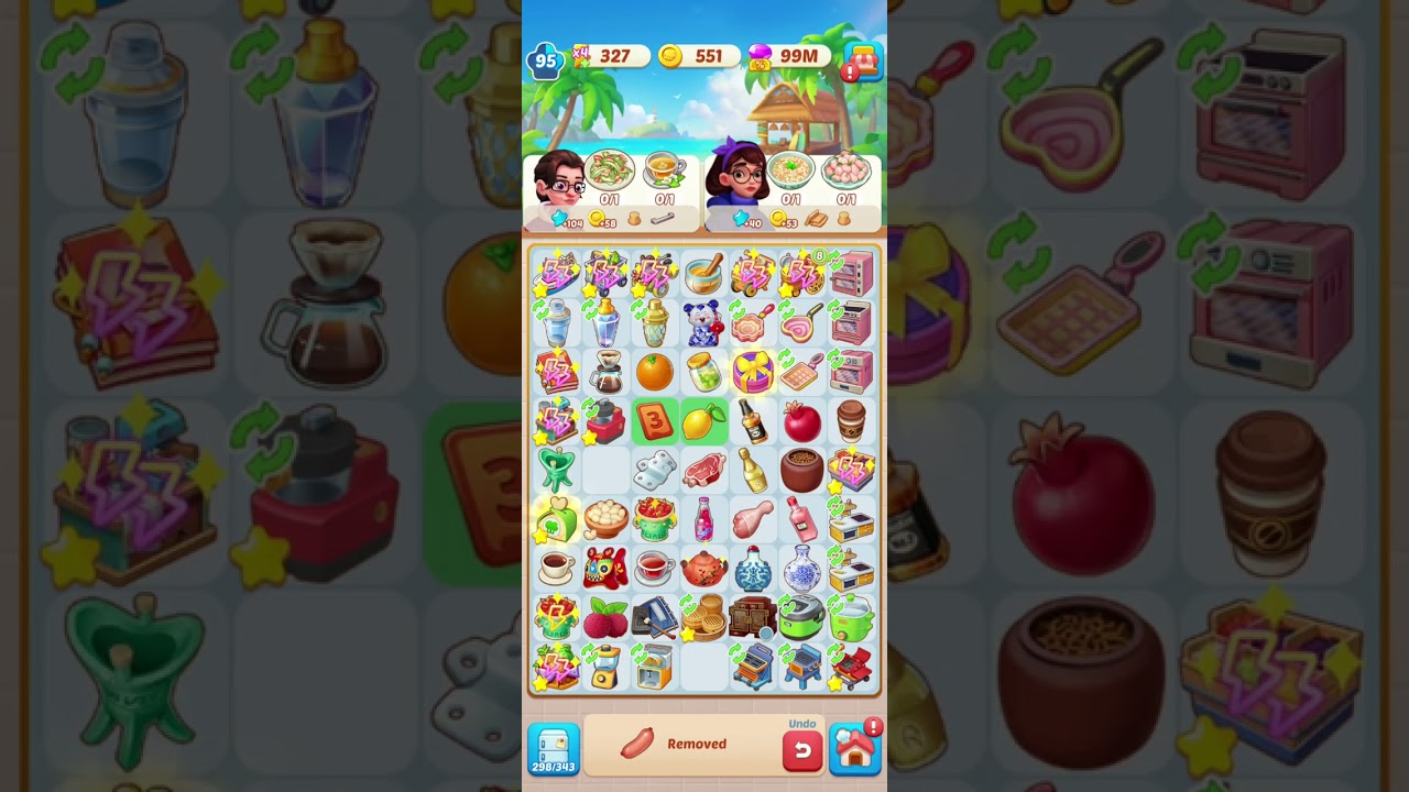 Merge Cooking - Level 95 - 1h 🍳👩‍🍳🌏
