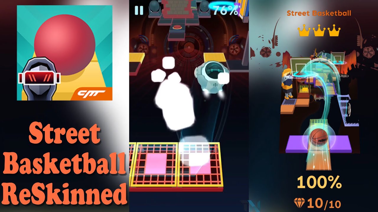 Street Basketball • Rolling Sky • Reskinned Laser