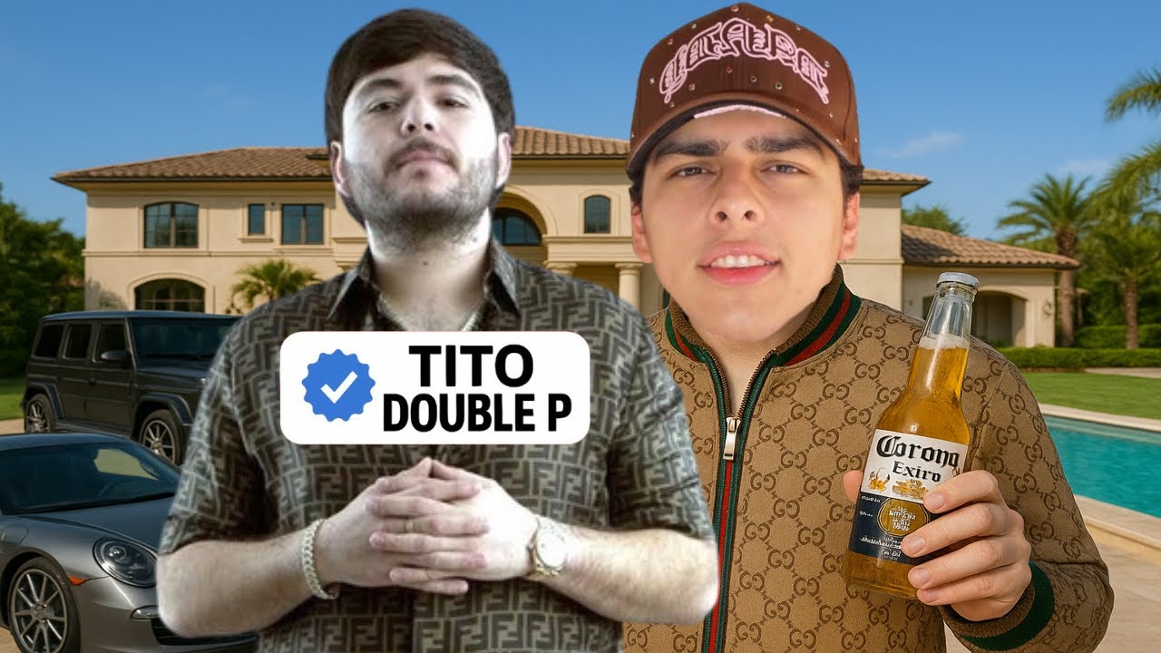 TITO DOBLE P nos MUESTRA su GARAJE DE CARROS LUJOSOS y LA MANSION | LONCHE