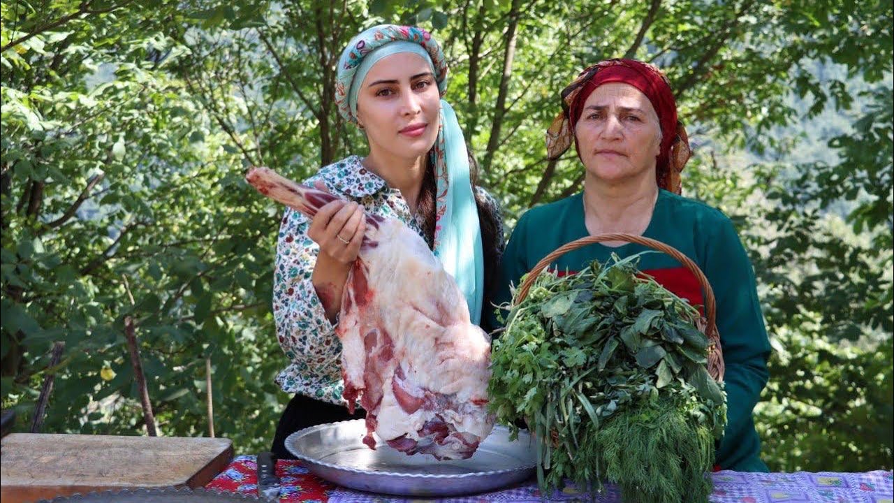 Как приготовить вкусное овощное рагу с салатом ширази #cooking #nature