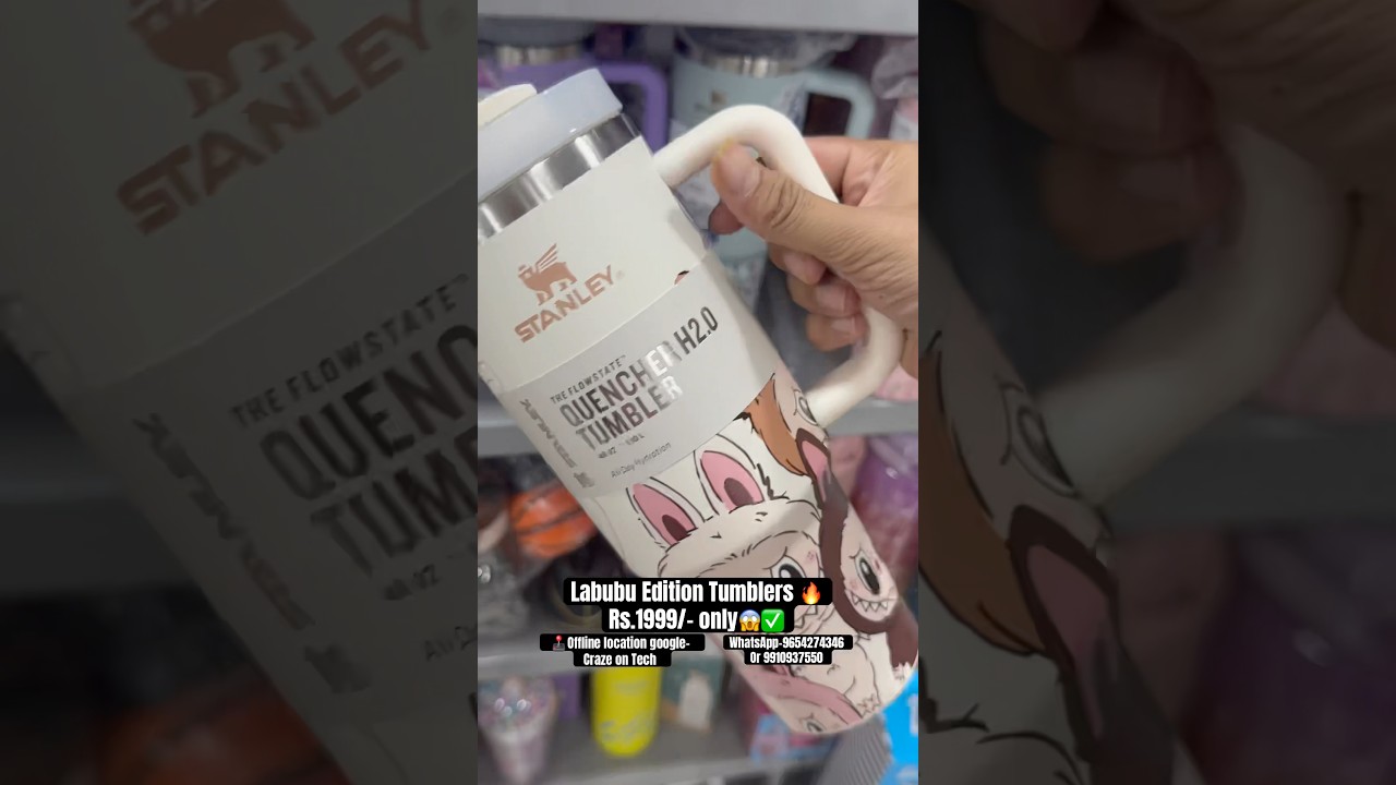 Labubu edition tumblers only 2000rs🔥✅ #labubu #tumbler #sipper #mug #cup
