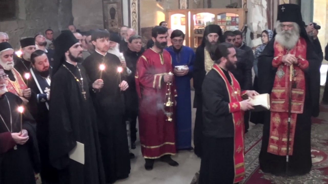 წმ. ალექსანდრე სვირელის წმ.ნაწილებიანი ხატის ჩამობრძანება გელათის მონასტერში