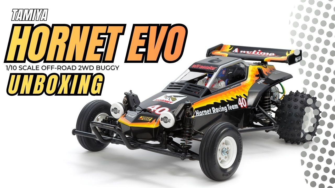 UNBOXING Tamiya Hornet EVO RC Buggy Kit #rccars #rccarracing