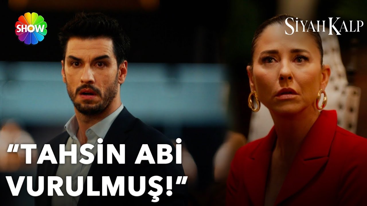 Nuh barışma yemeğinde Tahsin'in vurulduğunu öğreniyor! | Siyah Kalp 22. Bölüm