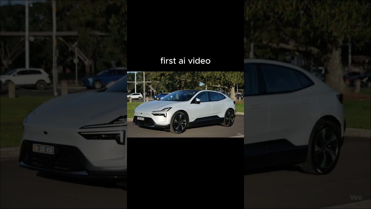 First AI, EV video, 1 image + 1 image = ai video