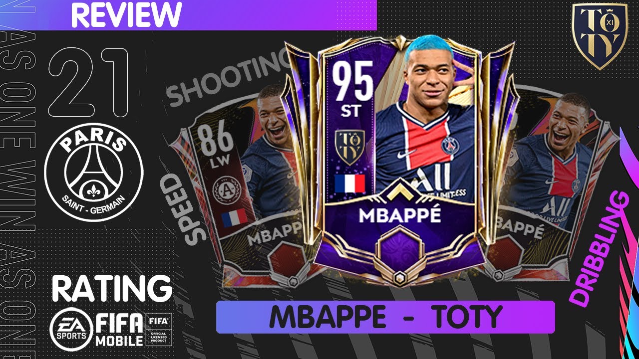 Mbapp&eacute; TOTY Обзор Игрока FIFA 21 mobile