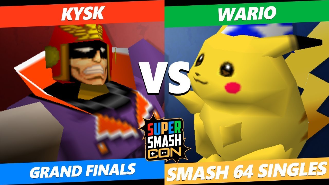 SSC 2019 SSB64 -  kysk (Captain Falcon) VS  Wario (Pikachu) Smash 64 Grand Finals