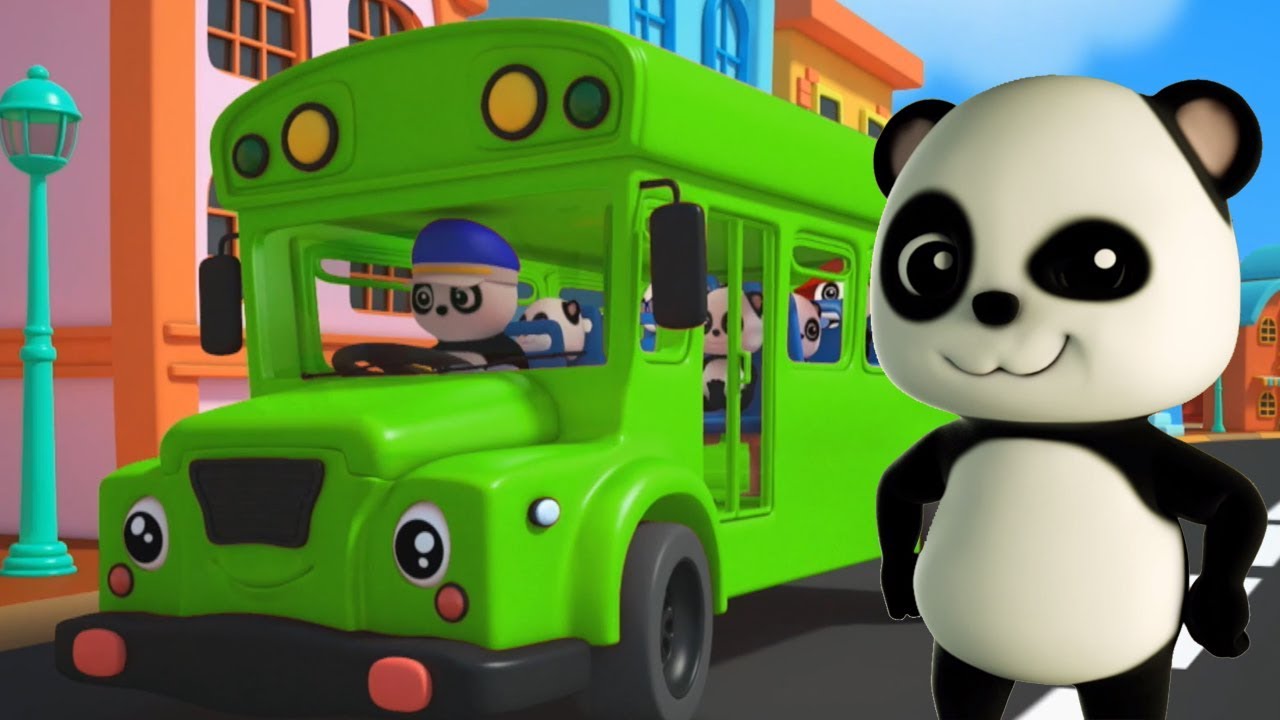 Baby Bao Panda | bánh xe trên xe buýt | Vần điệu trẻ con | Wheels On The Bus | Nursery Rhyme