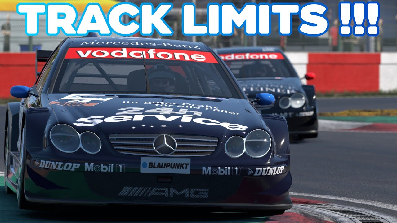 Using all the track in the RaceRoom 2002 DTM cars