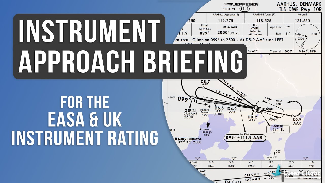How to Brief an Instrument Approach | EASA & UK Instrument Rating