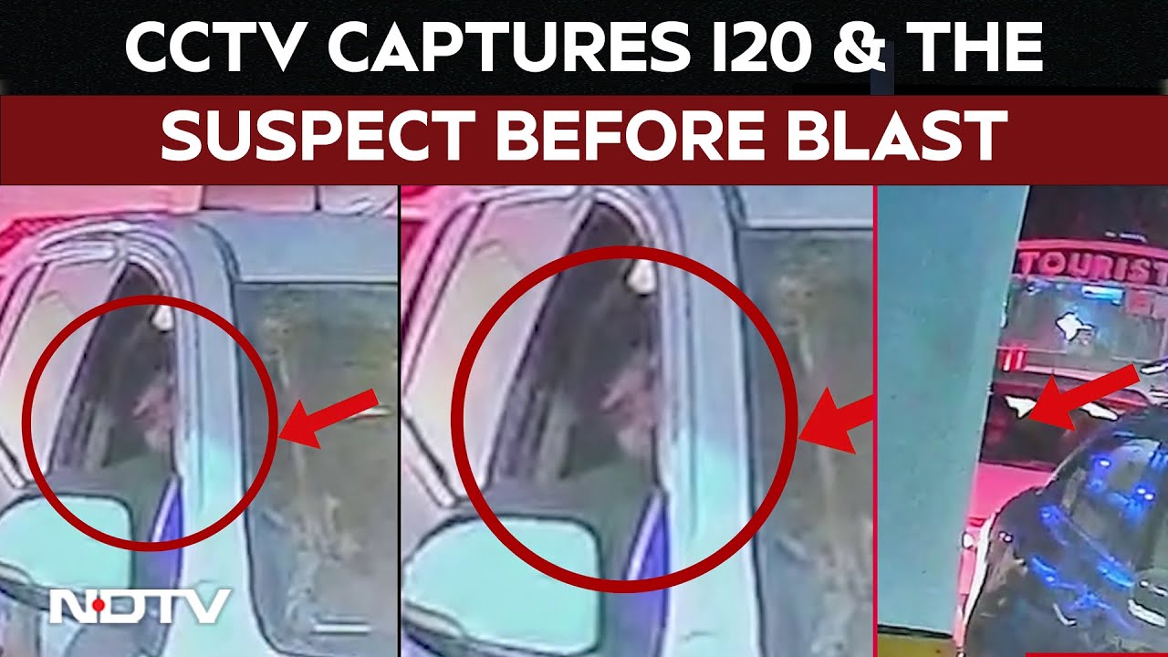 Delhi Blast | Video Shows Suspected Suicide Bomber In Car Before Blast Near Delhi's Red Fort
