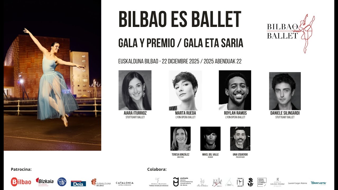 GALA Y PREMIO BILBAO ES BALLET 22/12/2025