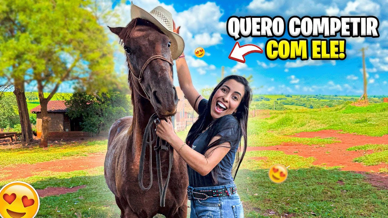ESSES SÃO MEUS NOVOS CAVALOS QUARTO de MILHA PARA COMPETIR no TAMBOR!