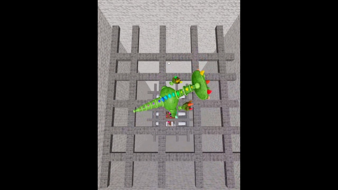 Mini painosaurus vs Painosaurus monster 😁 #roblox #trending #poppyplaytime