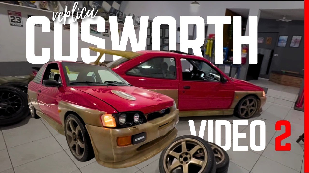 ESCORT RS COSWORTH - RÉPLICA ESCORT XR3 AP 2.0 TURBO BODY KIT - RODAS ARO 18 - ATUALIZAÇÕES