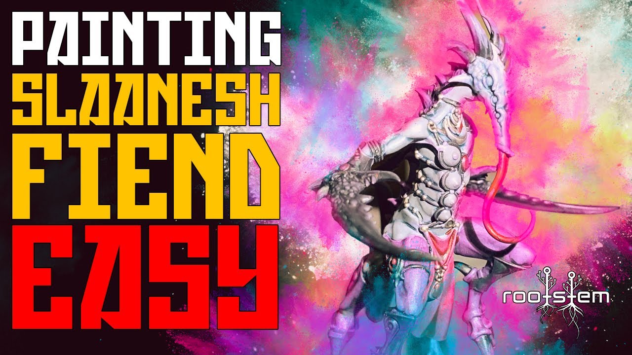 Painting Slaanesh Fiends Fast and Easy