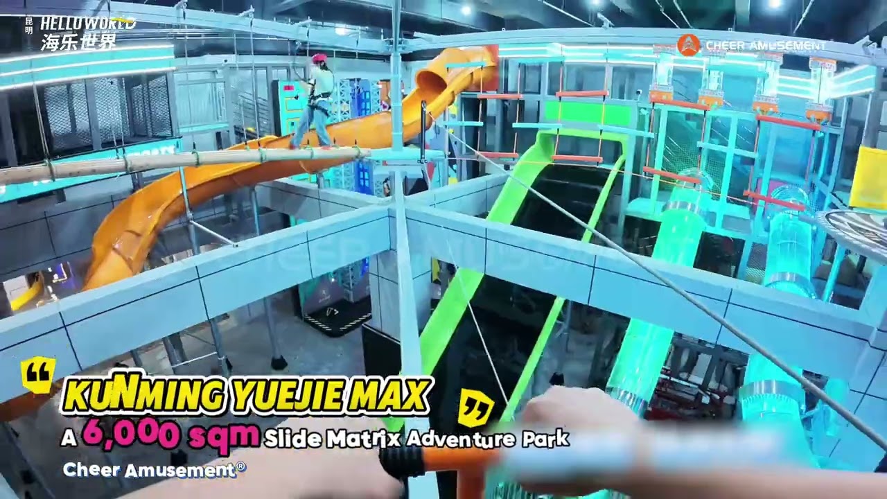 Kunming Yuejie MAX | A Custom 6,000 sqm Slide Matrix Adventure Park | Cheer Amusement®