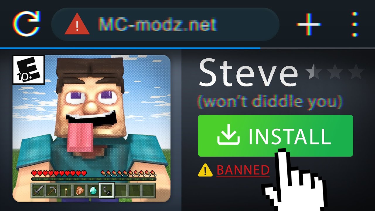 Я тестировал запрещенные моды Minecraft