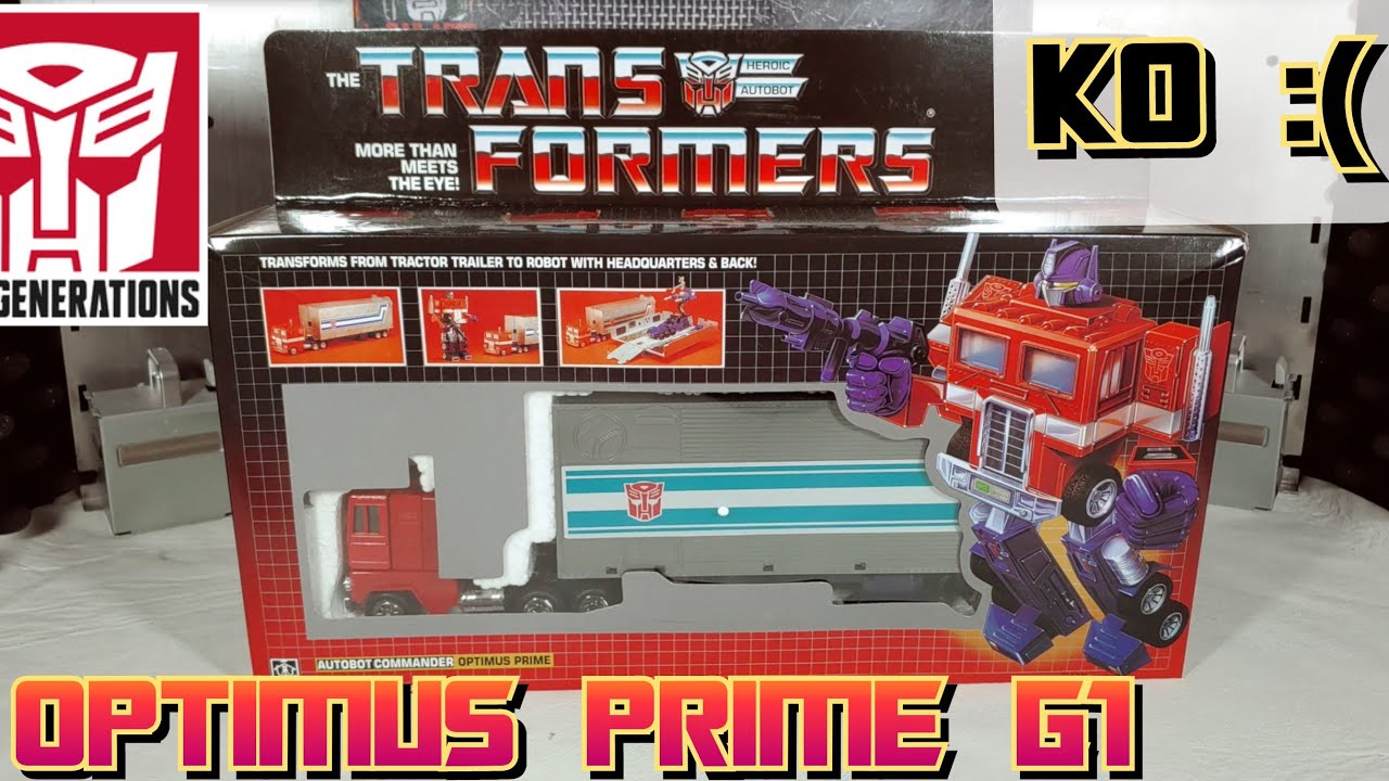 TUVE MALA SUERTE? Transformers OPTIMUS PRIME G1 KO (2022) Revisión y Unboxing en Español