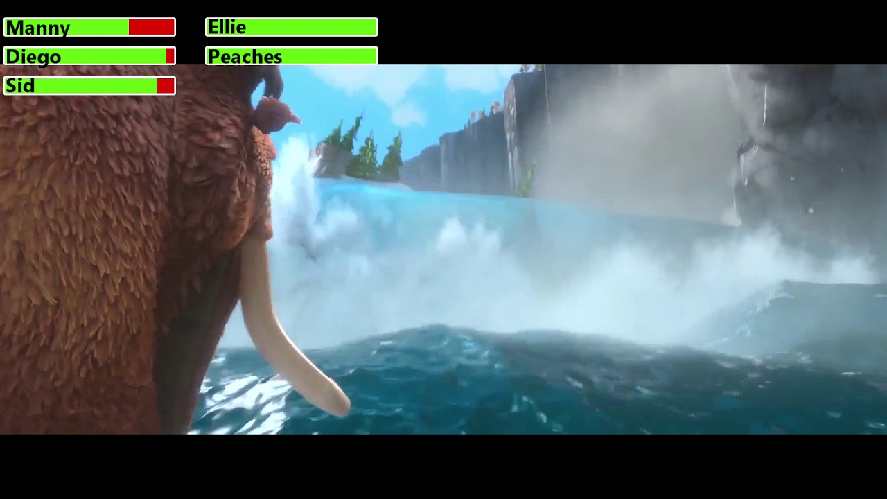 Ice Age: Continental Drift (2012) Separated Scene with healthbars