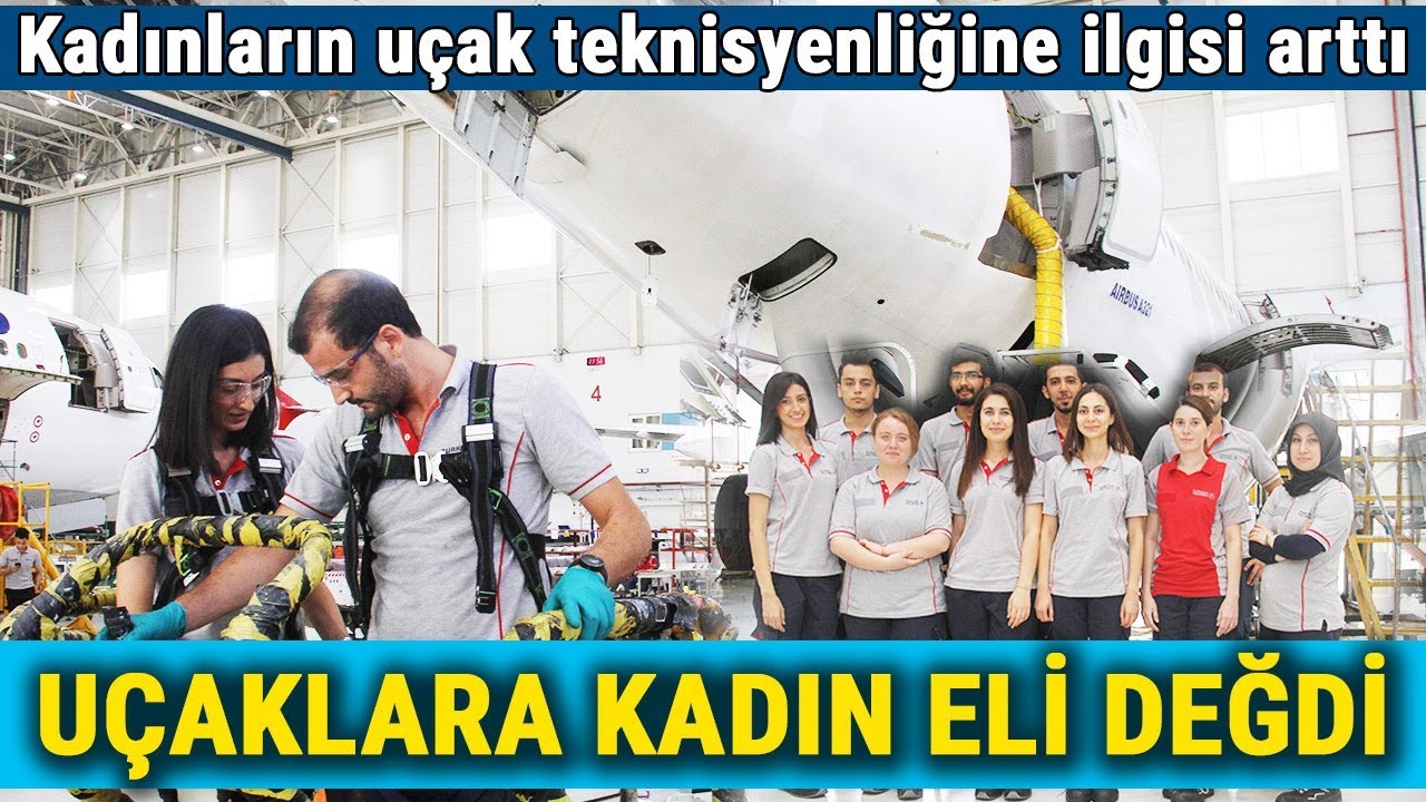 Uçaklara Kadın Eli Değdi