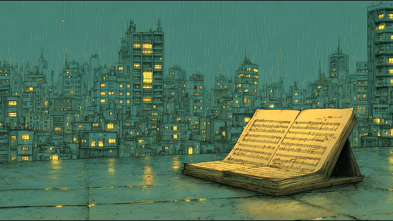 𝐏𝐥𝐚𝐲𝐥𝐢𝐬𝐭🎧 비 오는 밤의 고요🌧️ Chill K‑Pop Urban Melancholy Rainy City Focus & Study