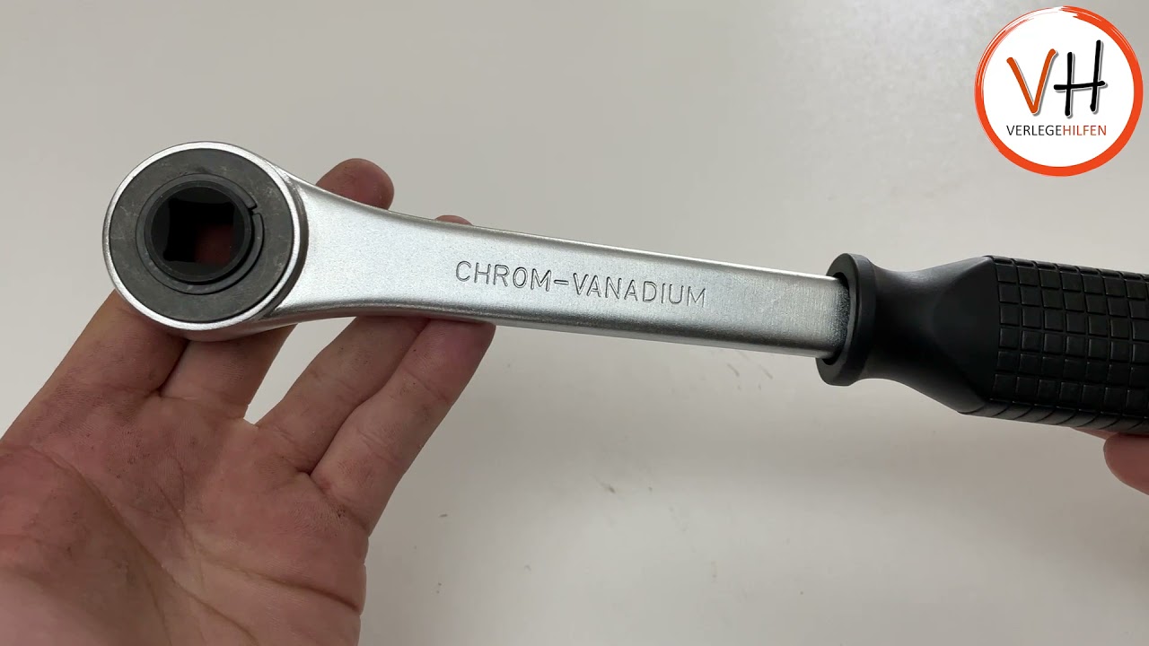 Profi Durchsteckknarre - Knarre mit Innenvierkant - Durchsteckratsche