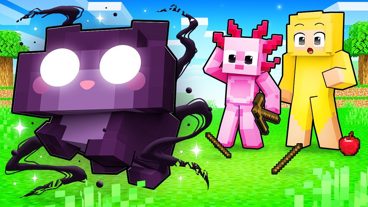 Playing as a DARK BABY HAMSTER in Minecraft…