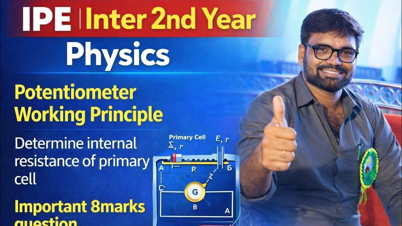 IPE LQA 8MARKS | DETERMINE INTERNAL RESISTANCE OF PRIMARY CELLS |CURRENT ELECTRICITY MOST IMP2NDYEAR