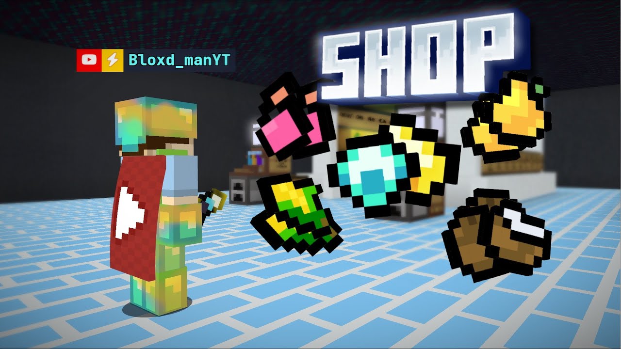 I Made a Cheap Shop that Everyone Can Use! - Bloxd.io Survival Ep. 2