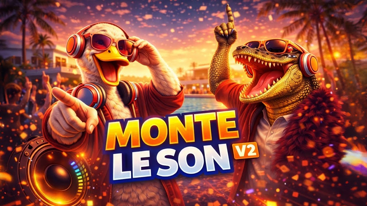 MONTE LE SON 🔥 (Version Alternative) | Chanson Fête 2026 | Les Duckodile