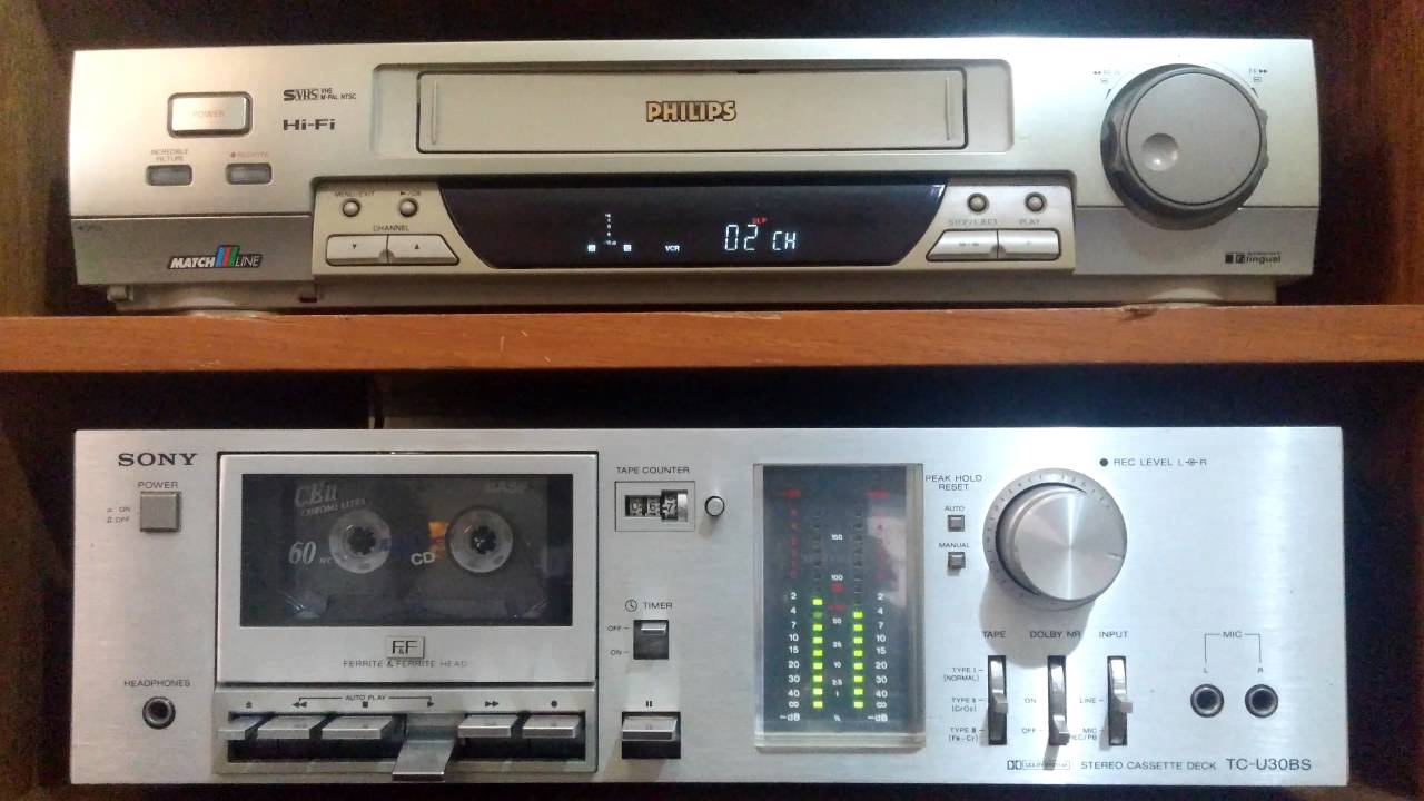 Tape Deck SONY TC -U30BS - 4K - Demonstra&ccedil;&atilde;o com fita k7 cromo - Testing