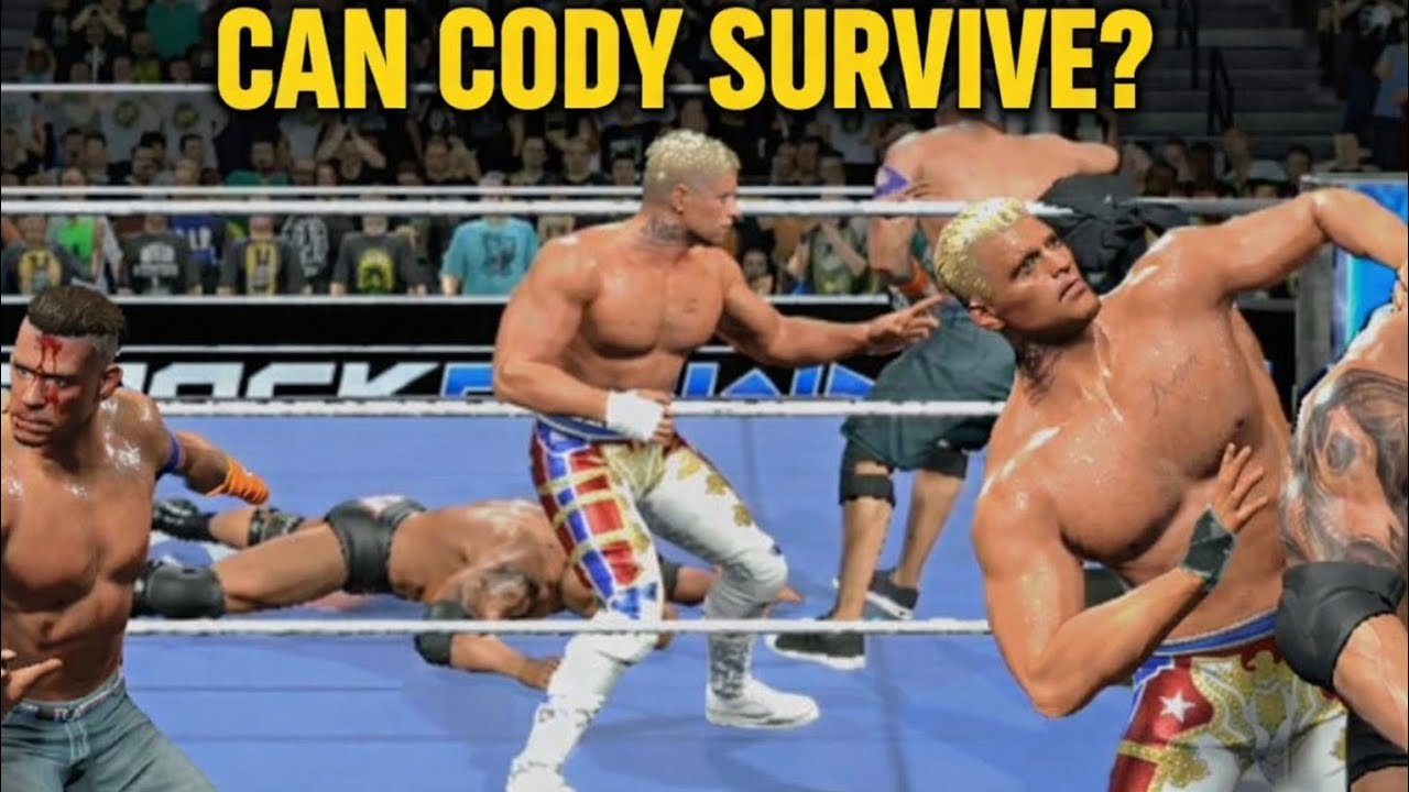 Can Cody Rhodes Survive Against The Rock & John Cena? | 1 vs 2 Handicap Match