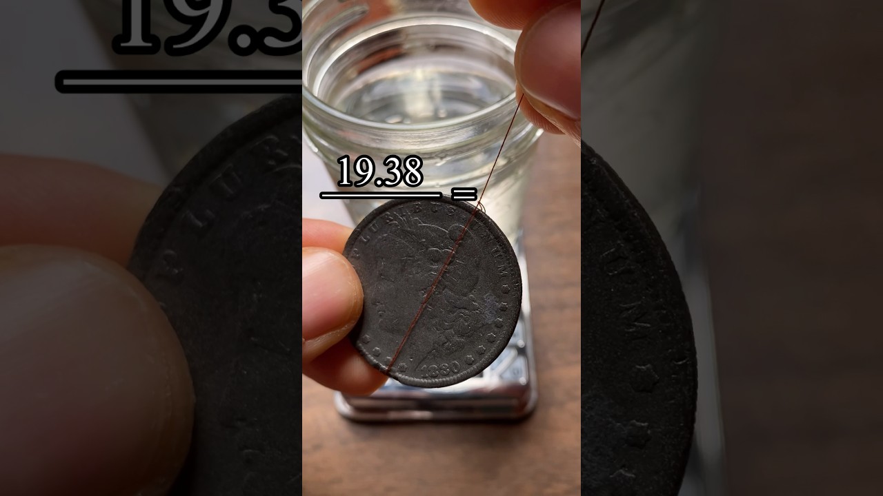 Home Density Test - Specific Gravity / Relative Density Coin Test