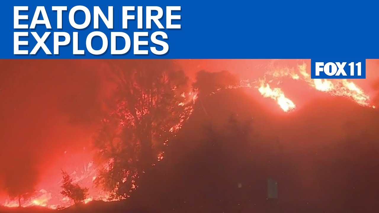 Eaton Fire explodes in Altadena; evacuations ordered