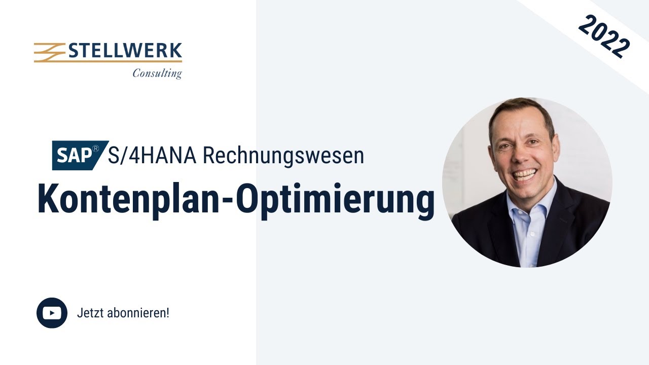 Kontenplan-Optimierung unter S/4HANA